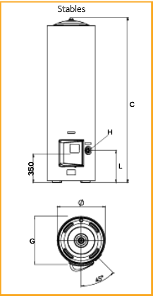 Chauffe Eau electrique 300L CHAFFOTEAUX HPC2 Stable